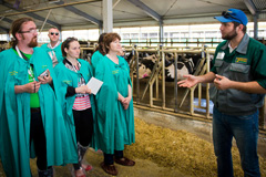 Журналисты посетили крупнейшую в ЮФО молочную ферму